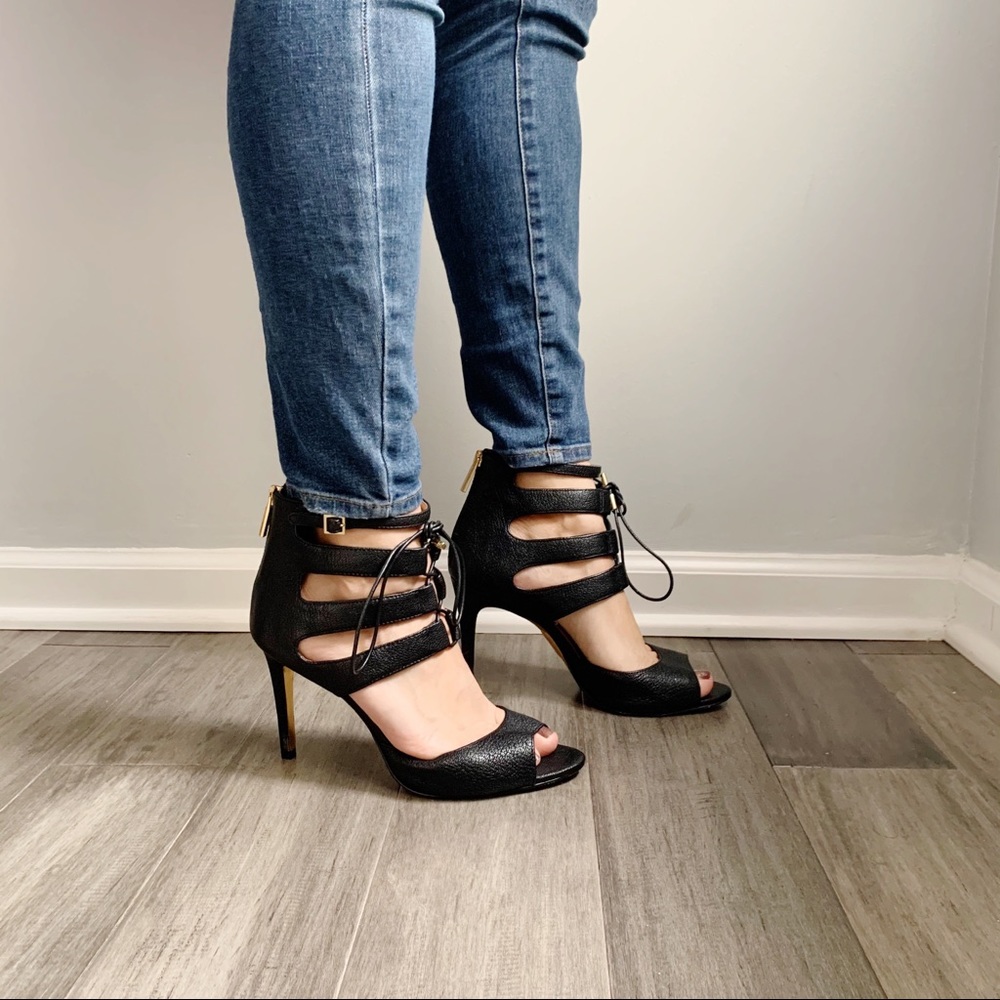 Louise Et Cie Janell Lace Up High Heel Sandals